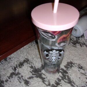 Starbucks floral tumbler 24 fl oz